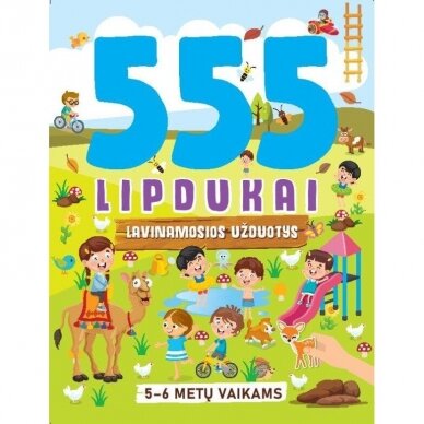 555 lipdukai. Lavinamosios užduotys 5-6 metų vaikams