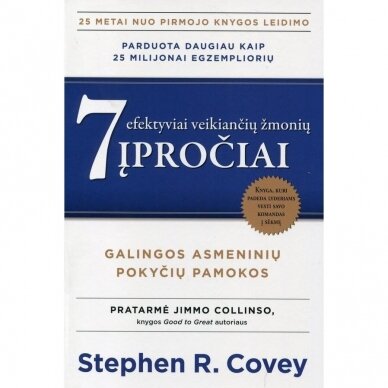 7 efektyviai veikiančių žmonių įpročiai. Stephen R. Covey