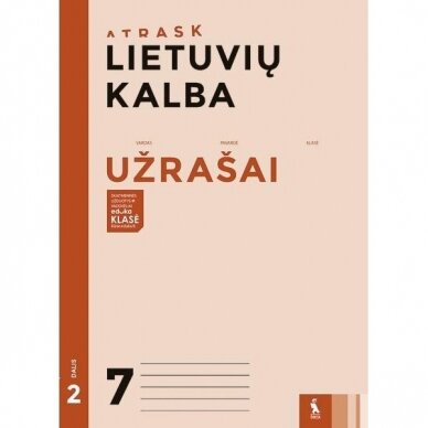 978543006832 Lietuvių kalba.Užrašai 7kl /2 d(Atrask)