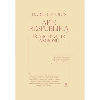 Darius Kuolys. Apie Respubliką