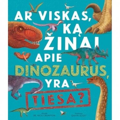 Ar viskas, ką žinai apie dinozaurus yra tiesa?