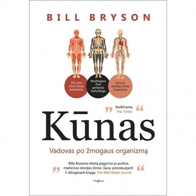 Bill Bryson. Kūnas. Vadovas po žmogaus organizmą