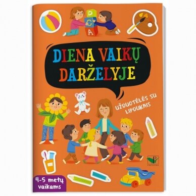 Diena vaikų darželyje. 4-5 metų vaikams