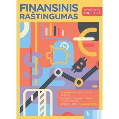 Vilija Dabrišienė. Finansinis raštingumas. Užduotys 7-8 klasei