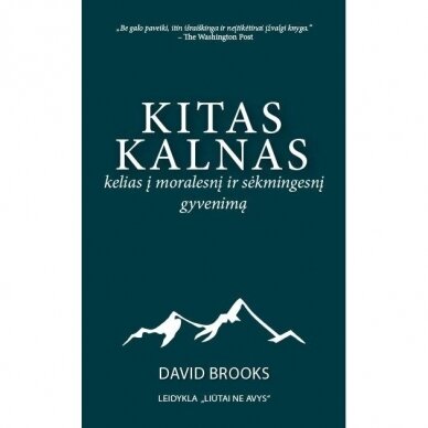 Kitas kalnas. David Brooks