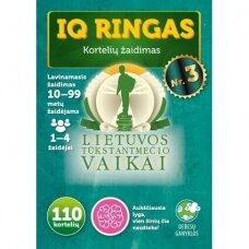 Kortelių žaidimas IQ RINGAS Nr. 3 LIETUVOS TŪKSTANTMEČIO VAIKAI