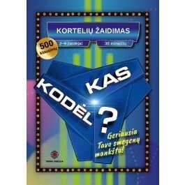 Kortelių žaidimas KAS IR KODĖL?