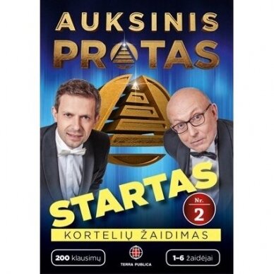 Kortelių žaidimas AUKSINIS PROTAS STARTAS Nr. 2