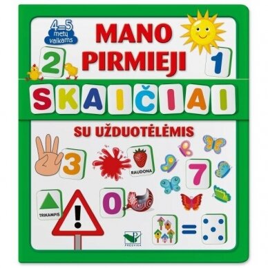 Mano pirmieji skaičiai su užduotėlėmis