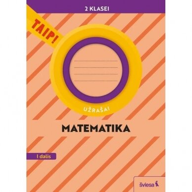 Matematika 2 kl/1 dalis (2022) TAIP! Užrašai ATNAUJINTA