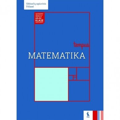 Matematika. Užduočių sąsiuvinis 9 klasei (TEMPUS)  Antanas Apynis, Ingrida Brazauskienė, Ramunė Dranseikienė