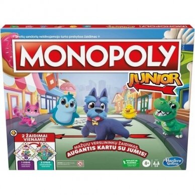 Žaidimas Monopolis mažiesiems