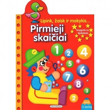 Pirmieji skaičiai. Lipink, žaisk, mokykis...