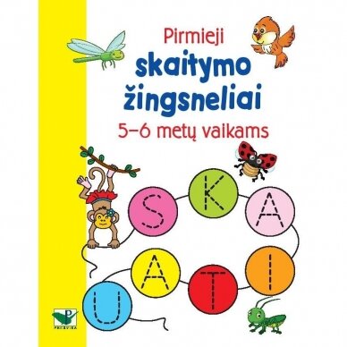 Pirmieji skaitymo žingsneliai 5-6 metų vaikams