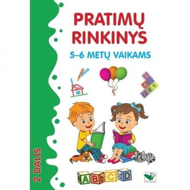 Pratimų rinkinys 2 dalis 5-6 metų vaikams