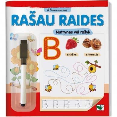 Rašau raides 4-5 m.vaikams