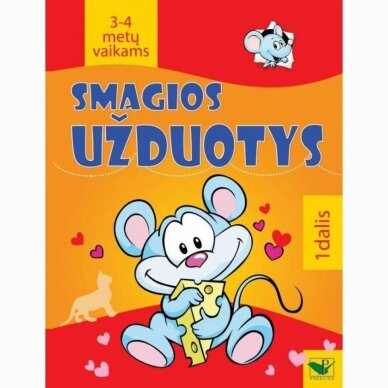 Smagios užduotys 3-4 metų vaikams 1d.