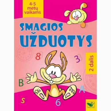 Smagios užduotys 4-5 metų vaikams 2d.