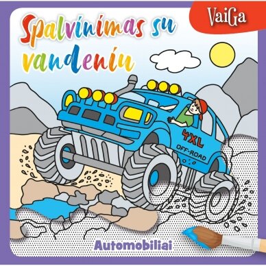 Spalvinimas vandeniu. Automobiliai