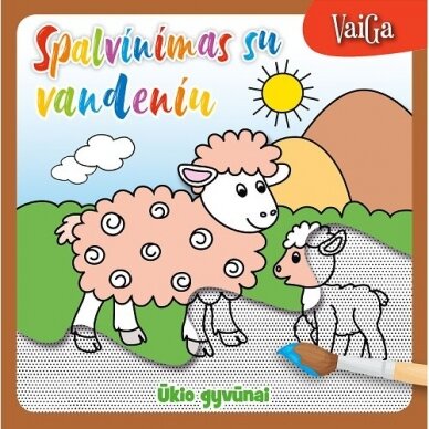 Spalvinimas vandeniu. Ūkio gyvūnai