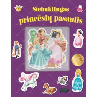 Stebuklingas princesių pasaulis. Knygelė su magnetukais