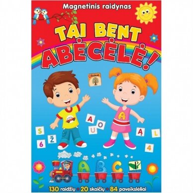 Tai bent abėcėlė! Magnetinis raidynas