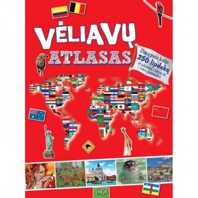 Vėliavų atlasas. 250 lipdukų